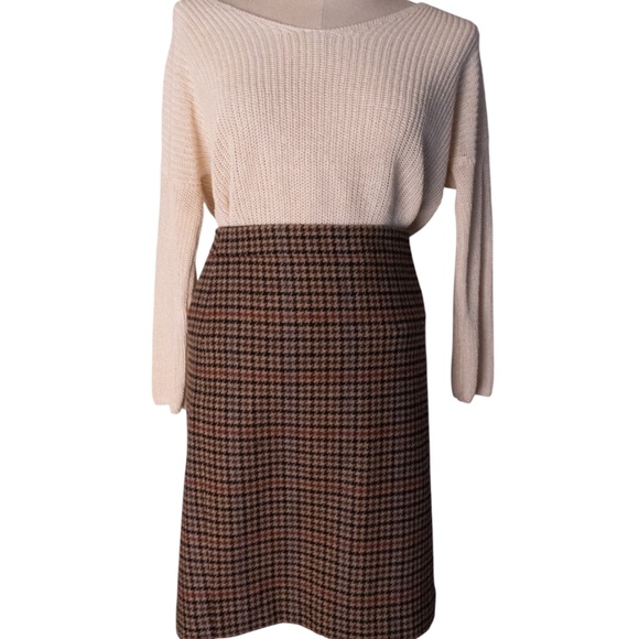 J. Crew plaid wool skirt - Picture 1 of 3